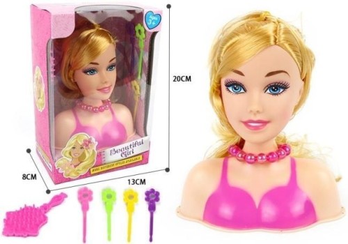 Głowa do czesania z akcesoriami, Merkpol