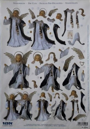 Arkusz do techniki 3D sztancowany 29,7x21cm