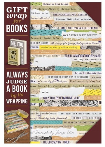 Gift wrap Papier do książki Reading list, IF