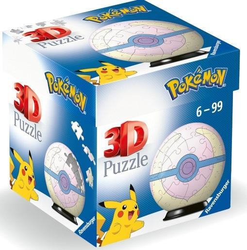 Puzzle 3D Kula: Pokemon Heal Ball, Ravensburger