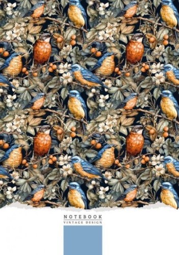 Notatnik 145x197/64K linia ptaki FRESH, Fresh
