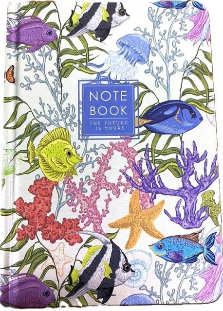 Notatnik ozdobny A6 64 stron kratka TW Ryby, Fresh