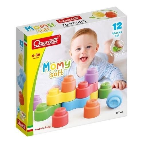 Klocki Momy Soft miękkie 12el, Quercetti