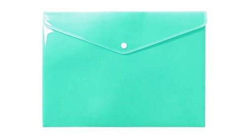 Teczka koperta A4 PP pastel zielona, Biurfol