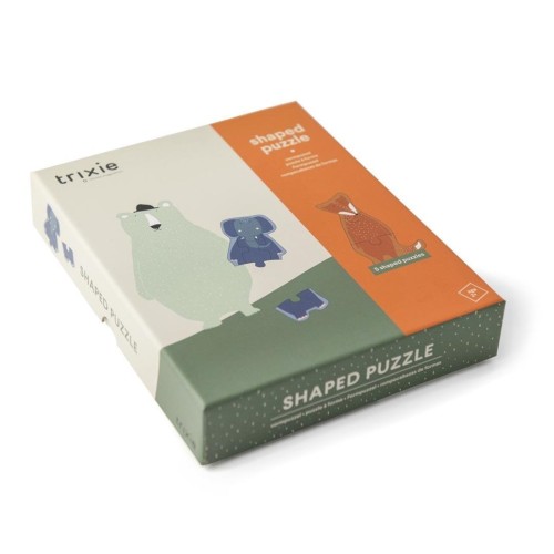 Puzzle w kształcie zwierzątek, Trixie Baby