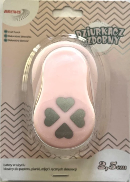 Dziurkacz ozdobny Serca 2.5cm, Brewis