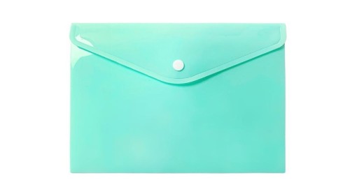 Teczka koperta A5 PP pastel zielona, Biurfol