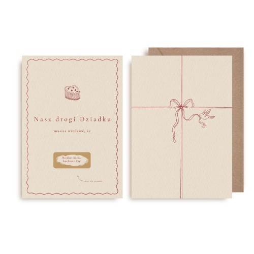 Kartka zdrapka - Nasz drogi Dziadku