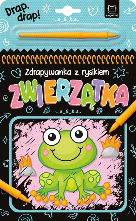 Zwierzątka. Zdrapywanka z rysikiem, Anna Podgórska
