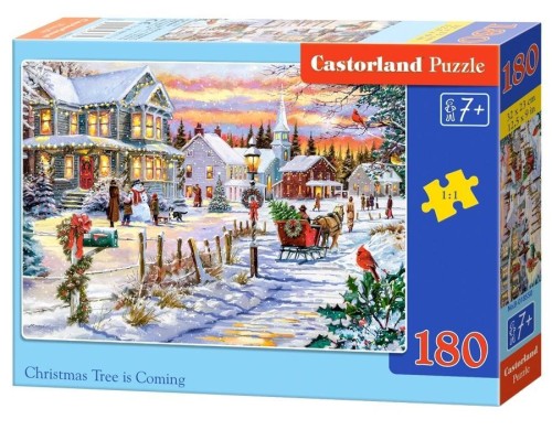 Puzzle 180 Choinka nadchodzi, Castorland