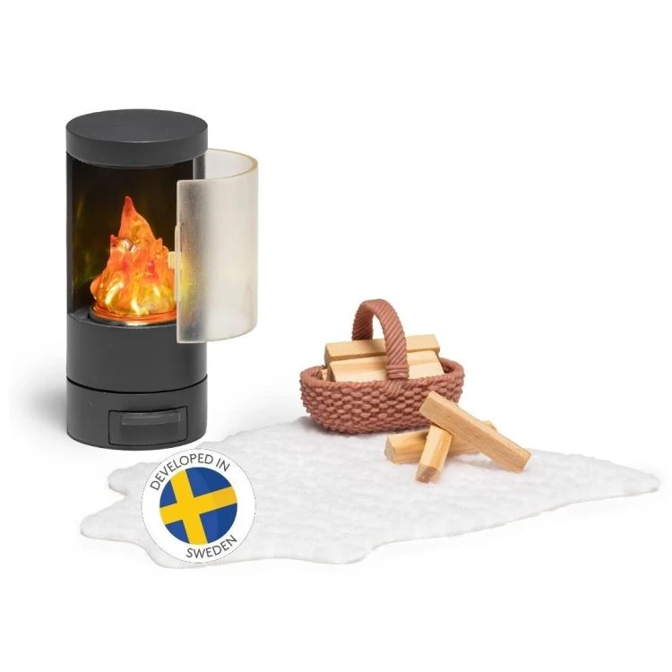 Kominek do domku dla lalek, Lundby