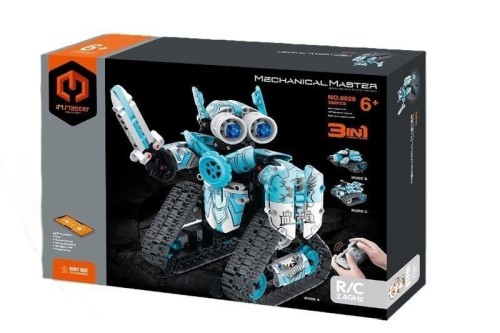 Klocki R/C Robo-Auto turkus 3w1 398el, Immaster