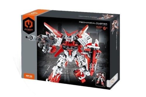 Klocki Mecha Wojownik czerwony 1100el, Immaster