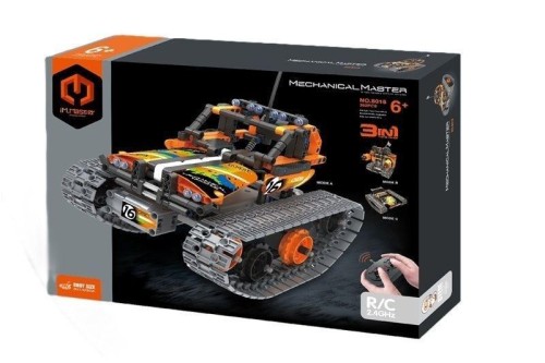Klocki R/C Pojazd na gąsienicach 3w1, Immaster