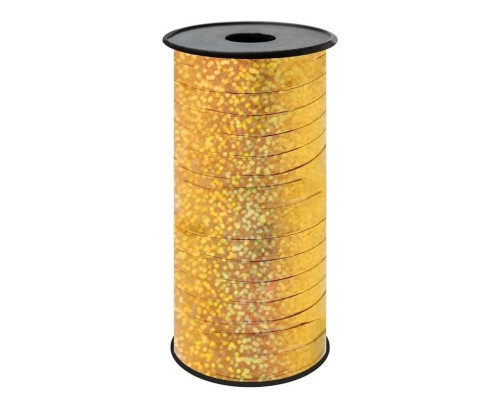 Tasiemka holograficzna złota 92m, Godan