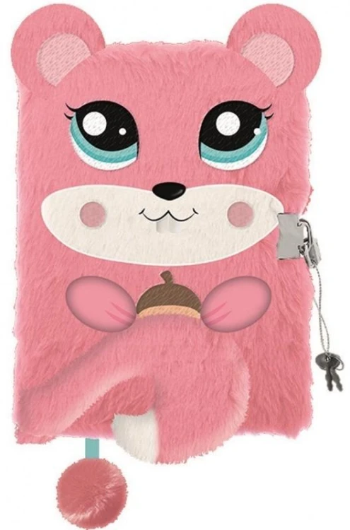 Pamiętnik A5/96K z kłódką 3D Squirrel, ST-MAJEWSKI