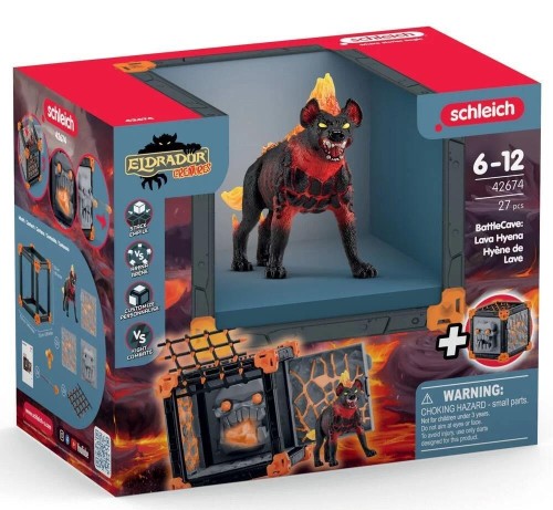 Jaskinia bitewna Hiena z Lawy Eldrador, SCHLEICH