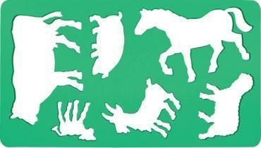 Szablon zwierząt Koń, Koh-I-Noor