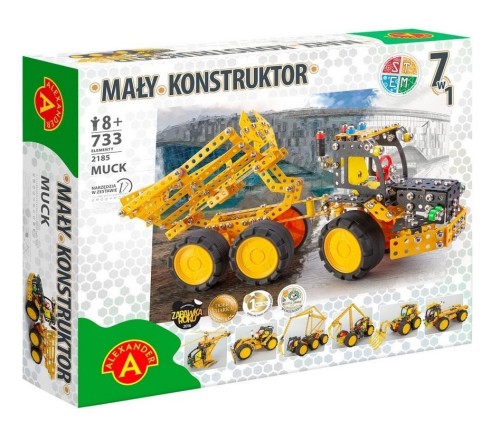Mały Konstruktor 7w1 - Muck ALEX, Alexander