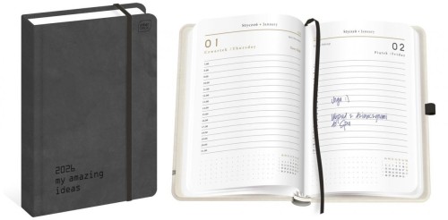 Kalendarz 2026 książkowy A5/384K Mat+UV Ideas