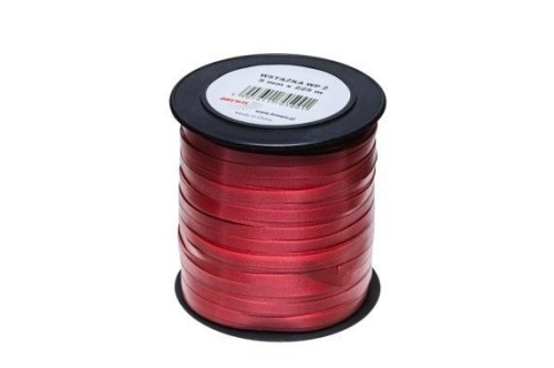 Wstążka plastikowa czerwony 5mmx225m, Brewis