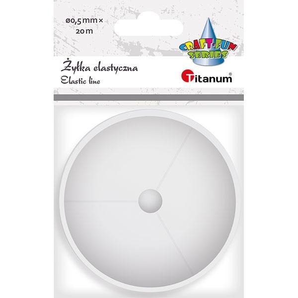 Żyłka silikonowa elastyczna 0,5mm 20m, Titanum