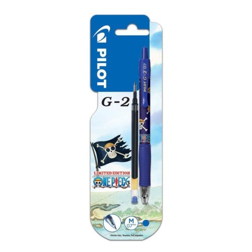 Długopis żelowy G2 0,7mm + wkład nieb One Piece