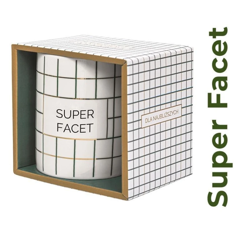 Kubek prezentowy Super Facet, Be-Happy Gifts
