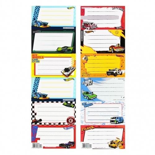 Naklejki na zeszyt Hot Wheels (25szt), STARPAK