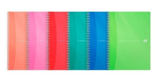 Kołozeszyt A4/90K linia My Colours (5szt) OXFORD