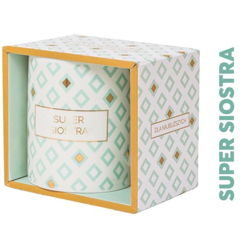 Kubek Super Siostra, Be-Happy Gifts
