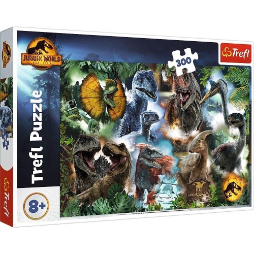 Puzzle 300 Ulubione dinozaury TREFL, Trefl