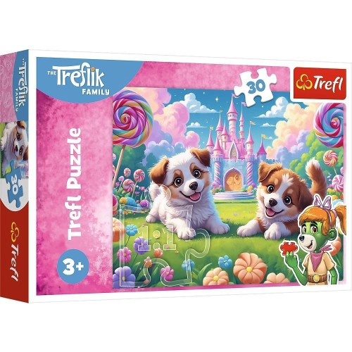 Puzzle 30 Miłe Trefliki TREFL, Trefl