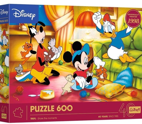 Puzzle 600 Myszka Miki i Przyjaciele Disney, Trefl