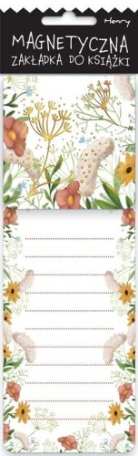 Zakładka magnetyczna Kwiaty Boho, Henry