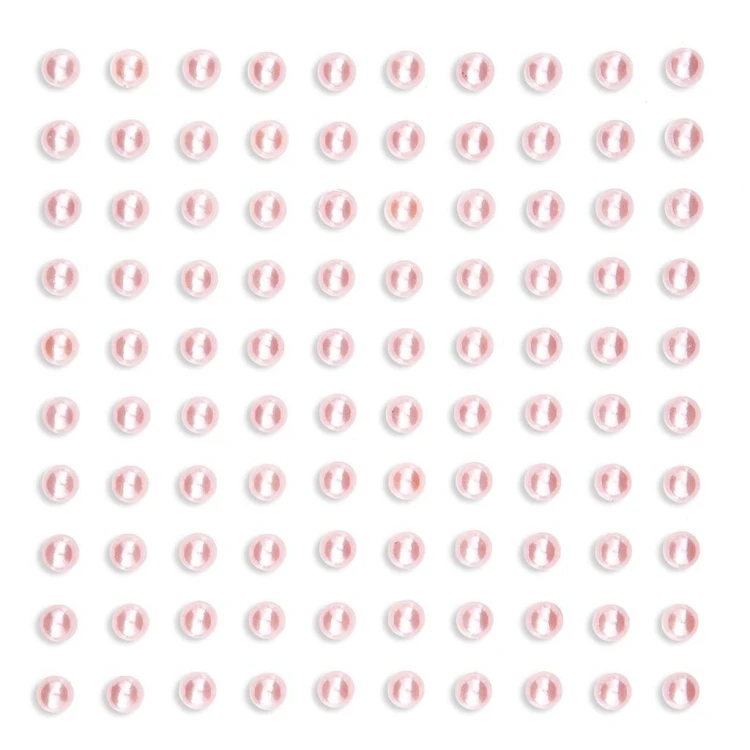 Perły samoprzylepne cream 5mm 100szt, Dalprint