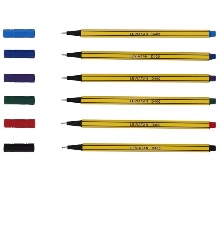 Cienkopis 6 kolorów LEVIATAN, LEVIATAN