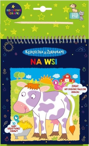 Książeczka ze zdrapkami - na wsi, praca zbiorowa