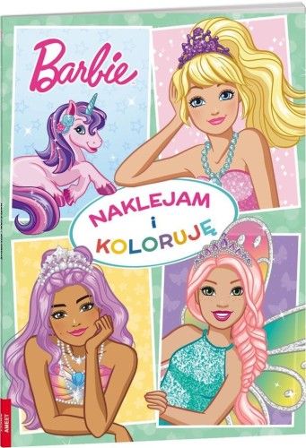 Barbie. Naklejam i Koloruję, praca zbiorowa