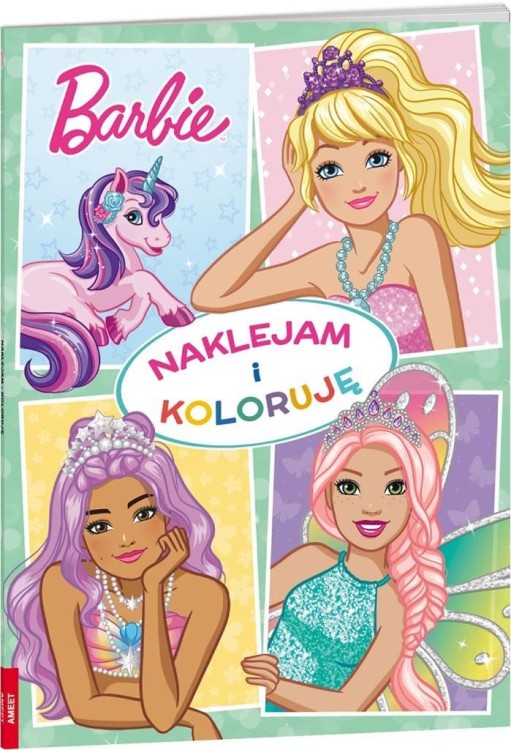 Barbie. Naklejam i Koloruję, praca zbiorowa