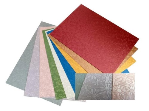 Karton kreatywny Stokrotki Metalic 230gm 10 arkusz