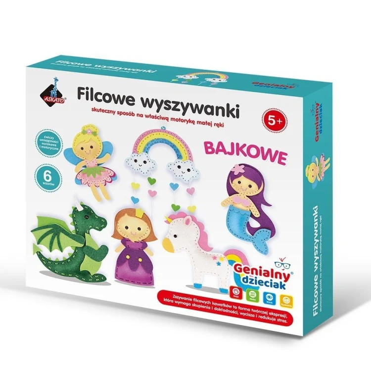 Filcowe wyszywanki baśnie, Askato
