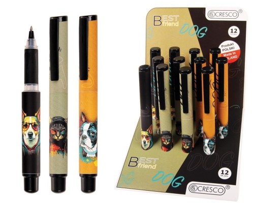 Pióro kulkowe na naboje Go Pen K (12szt), Cresco