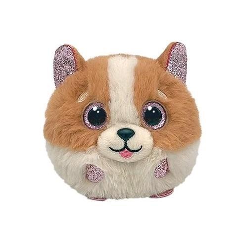 Beanie Balls Tanner - brązowo-biały pies 10cm, TY