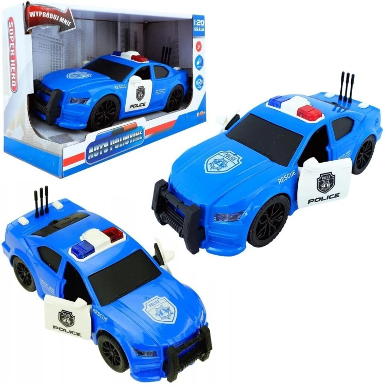 Auto policja z dźwiękiem i światłem, Trifox