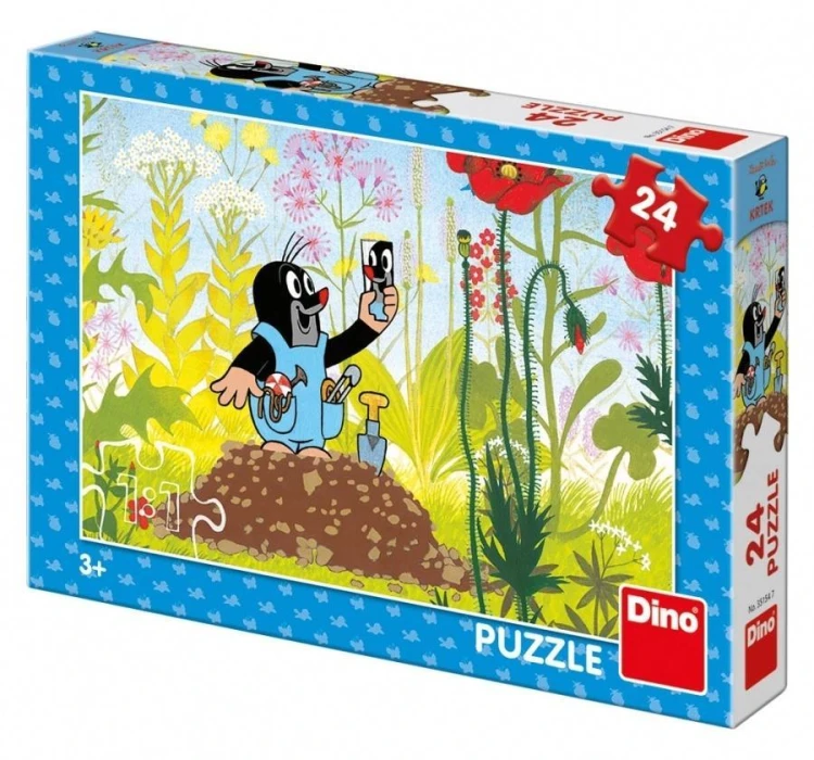 Puzzle 24 Krecik na kopcu, Dino Toys