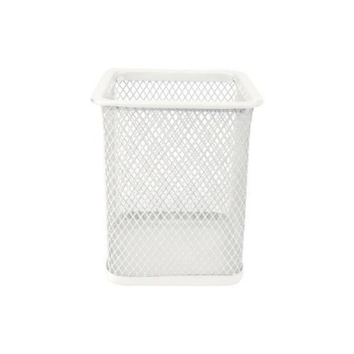 Kubek na długopisy siatka kwadrat perłowy LEVIATAN