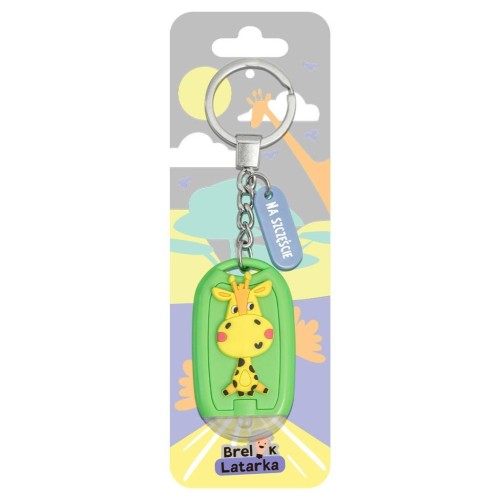 Brelok 3D z latarką - Na szczęście, Be-Happy Gifts