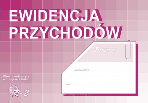 Ewidencja przychodów R-2, Michalczyk i Prokop