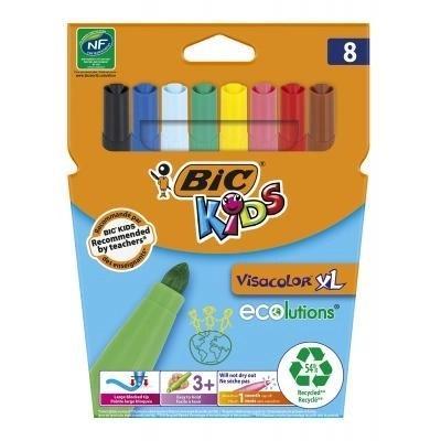 Flamastry Kids Visacolor XL 8 kolorów BIC, BIC